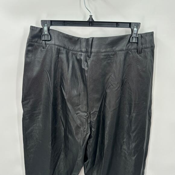 COMMANDO NWT Faux Leather 7/8 Trouser in Black // L - Picture 10 of 12